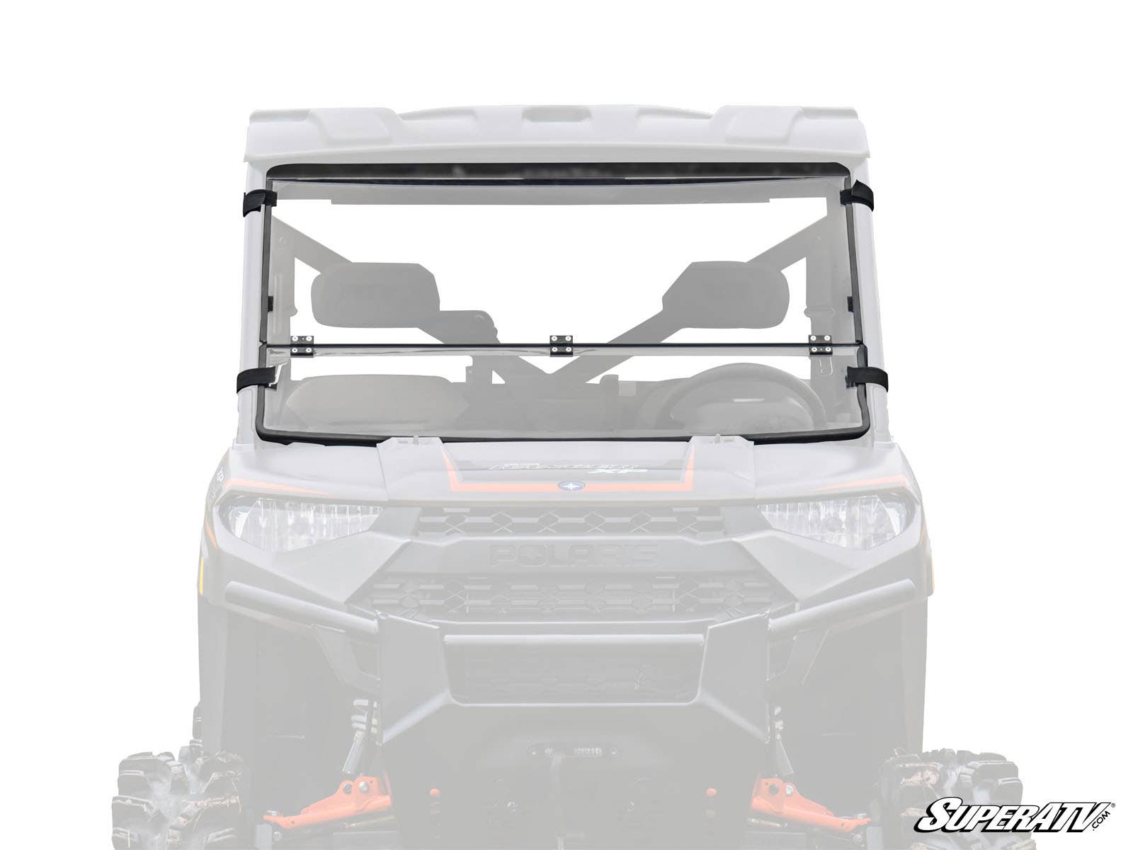 Polaris Ranger XP 900 Scratch Resistant Flip Down Windshield