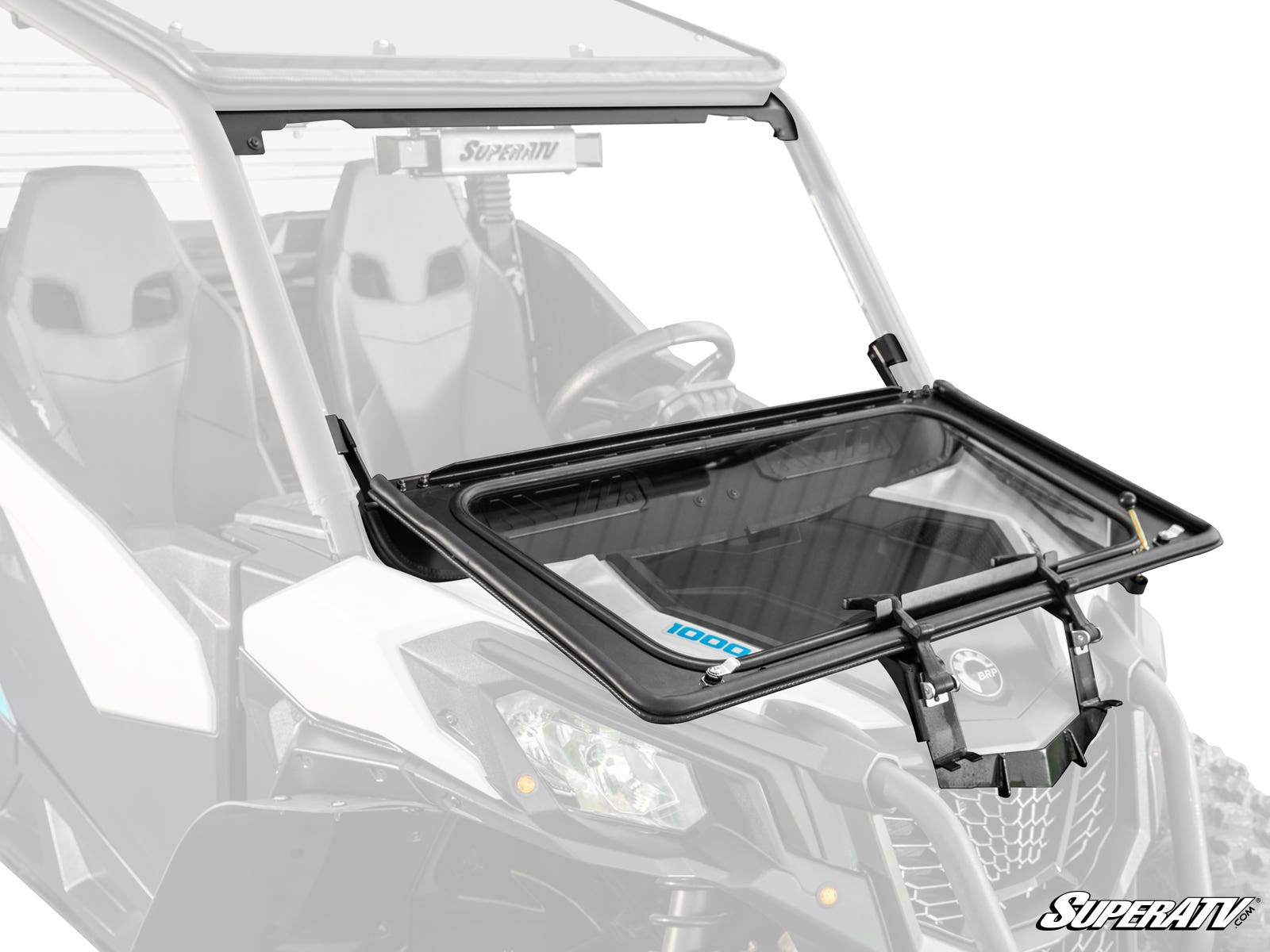 Can-Am Commander Flip Down Glass Windshield